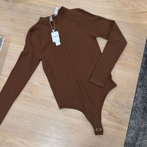 NWT ANWND Bodysuit in Brown, Size M/L